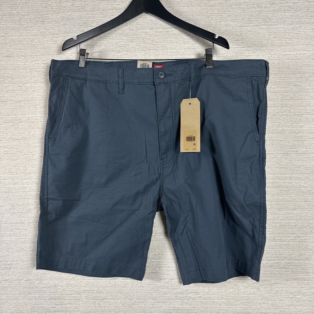 Levi's Men Size 44 XX Chino Standard Taper Shorts Slate Stretch Golf Athleisure